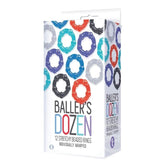 The 9's Baller's Dozen - 12-Piece Cock Ring Set - - Cock Ring Sets